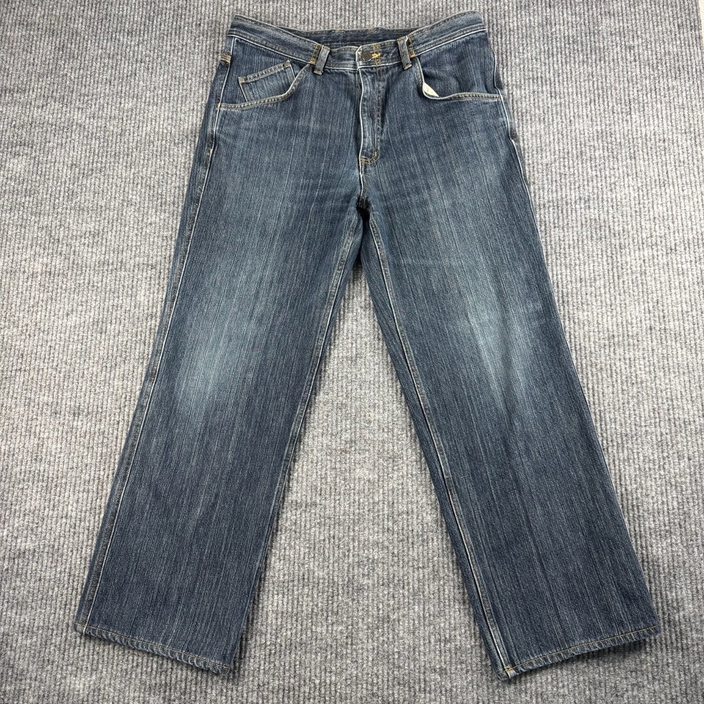 Patagonia Jeans Mens 33x28 Organic Cotton Straight Leg Blue Denim Y2K
